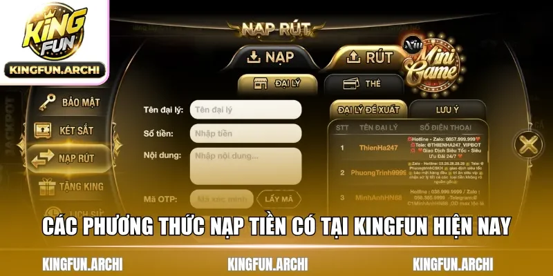 Quy trình nạp tiền chi tiết vào cổng game cho newbie